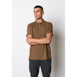 Silkeborg Stretch Polo Brown - Clean Cut Copenhagen