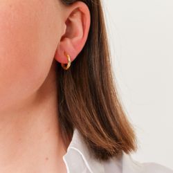 Victoria Hoop earring guld - Annica Vallin