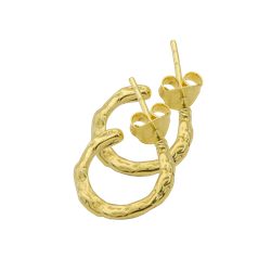 Victoria Hoop earring guld - Annica Vallin