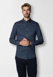 Clean Formal AOP Stretch Shirt L/S - Clean Cut Copenhagen