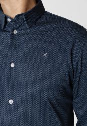 Clean Formal AOP Stretch Shirt L/S - Clean Cut Copenhagen