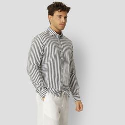 Jamie cotton/Linen striped shirt - Clean Cut Copenhagen