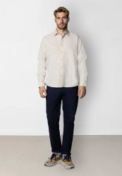 Barcelona Luca Shirt Light Beige - Clean Cut Copenhagen