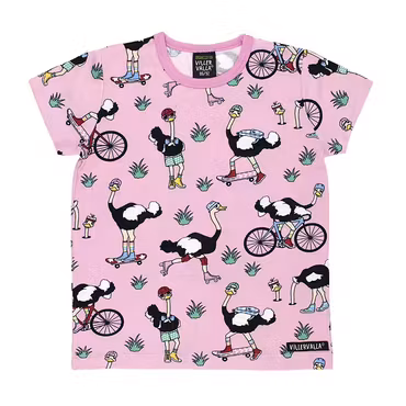 Ostrich T-Shirt Blossom - Villervalla