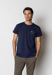 Patrick Organic Tee Navy - Clean Cut Copenhagen