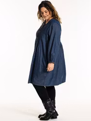 GJohanne Shirt tunic Black - Gozzip