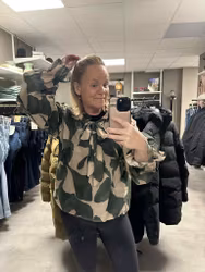 Flower Blouse Khaki - MinouMinou