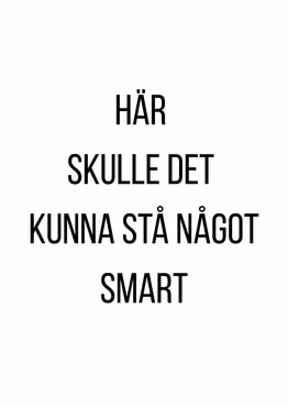 Något smart