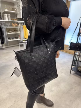 Luca Ferri Flätad handväska