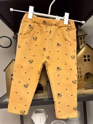 Barnbyxa trikå Mimmi Pigg strl 9-12 mån