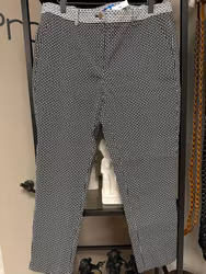 Svart/vit byxa strl 44