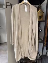 Lång mjuk kofta stl XL