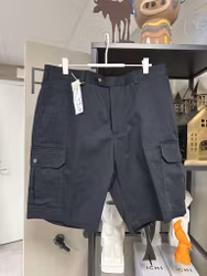 Svarta shorts med fickor