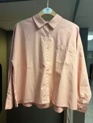 Mjukt rosa skjorta onesize