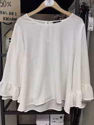 Vit blus stl 42