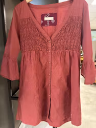 Rosa blus/tunika
