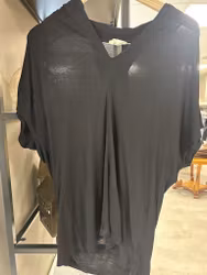 Svart mjuk topp stl M