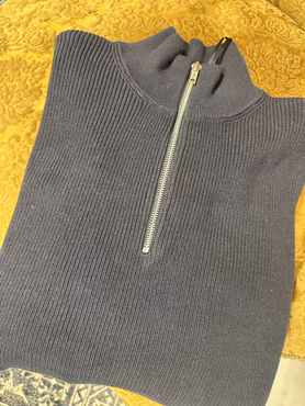 Mario half-zip knit