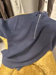 Mario half-zip knit