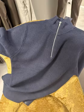 Mario half-zip knit