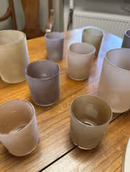 Frost ljuslykta 3-pack