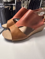 Sandal i skinn stl 40