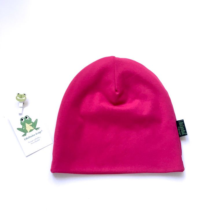 Enfärgat Cerise - Mössa