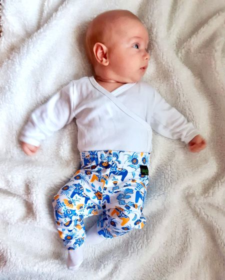 Leggings i Leksand Gul/Blå - livebild