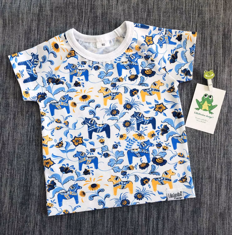 T-shirt, raglanärm - Eget tygval