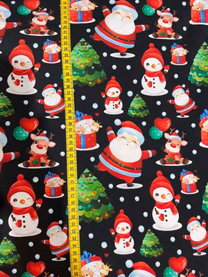 JUL - Tomtar & Snögubbar, Svart - Mössa