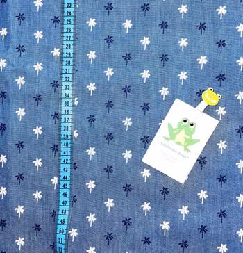 Jeanstyg med palmer #S64