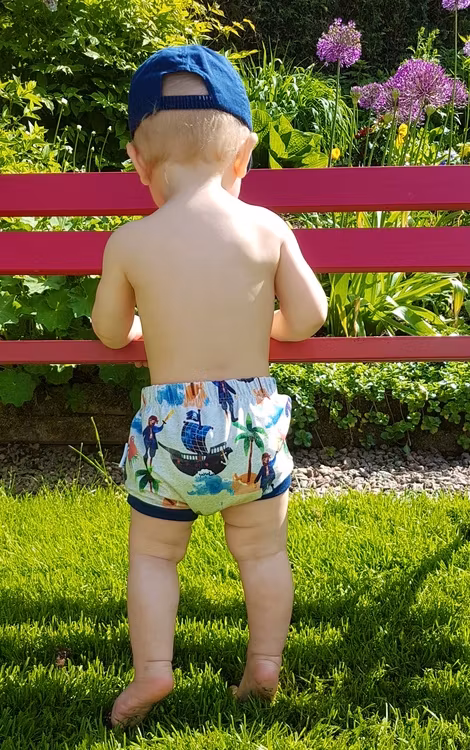 Bummies/Shortsbyxa, strl 74 - Frukter