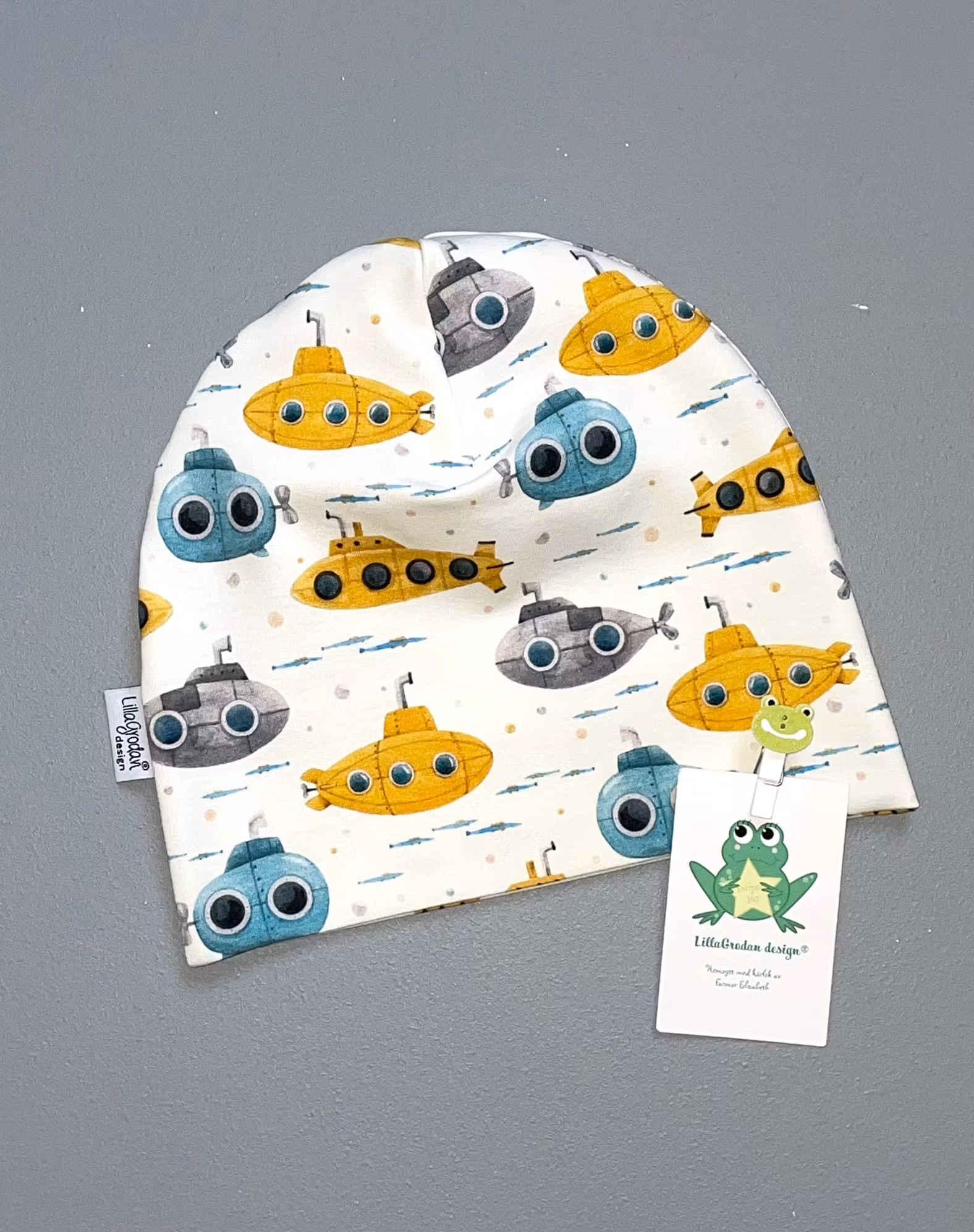 Mössa Ubåtar, creme, #M651-L, strl 50/52 - Leveransklart