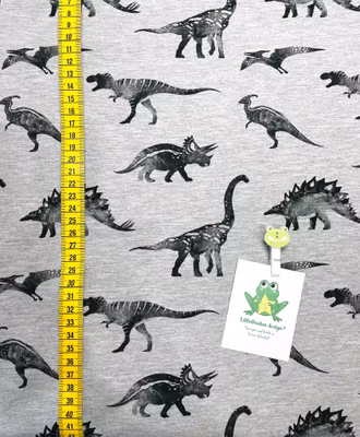 Dinos, Gråmelerad - Mössa, trikå