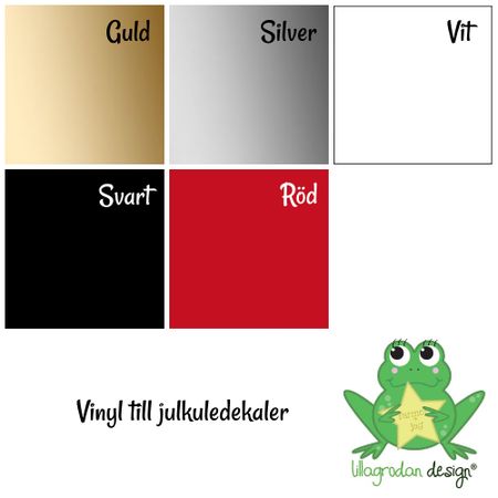 Vinyl Julkuledekaler