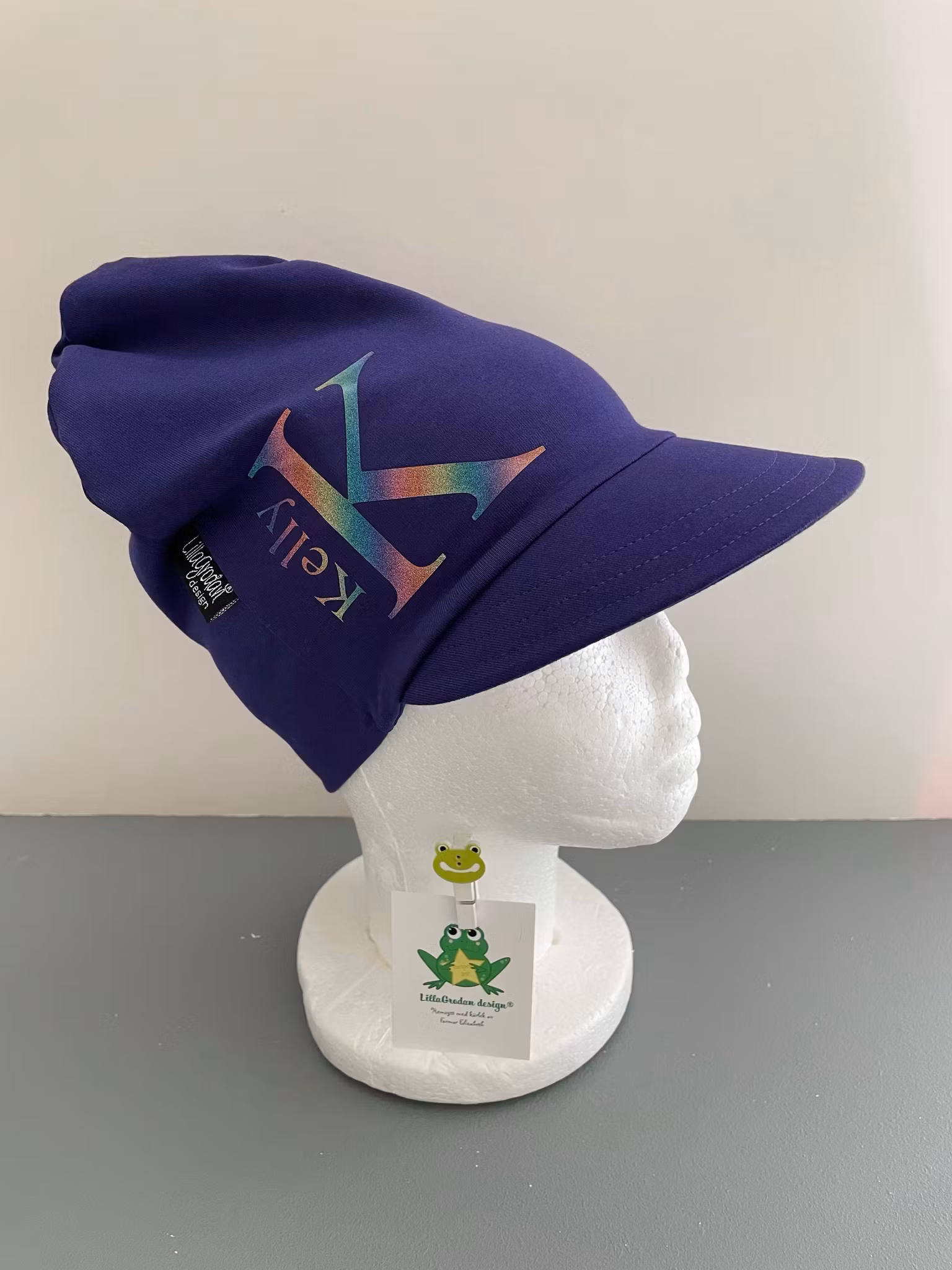 Bokstav & Namn-mössa - Eget tygval