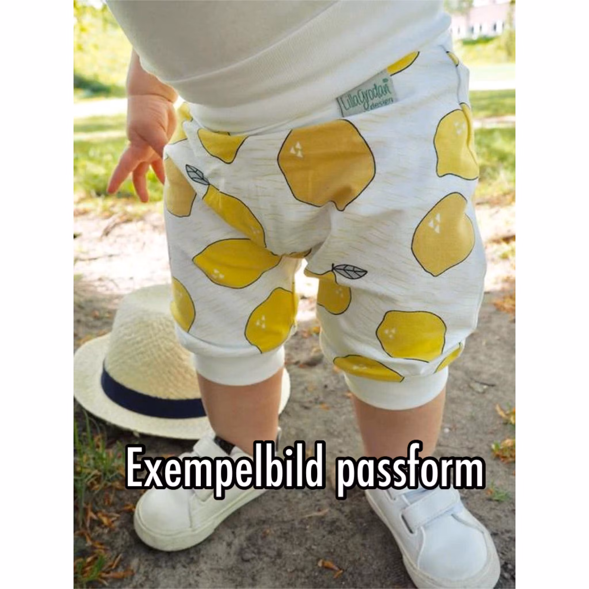 Baggyshorts- Exempelbild passform