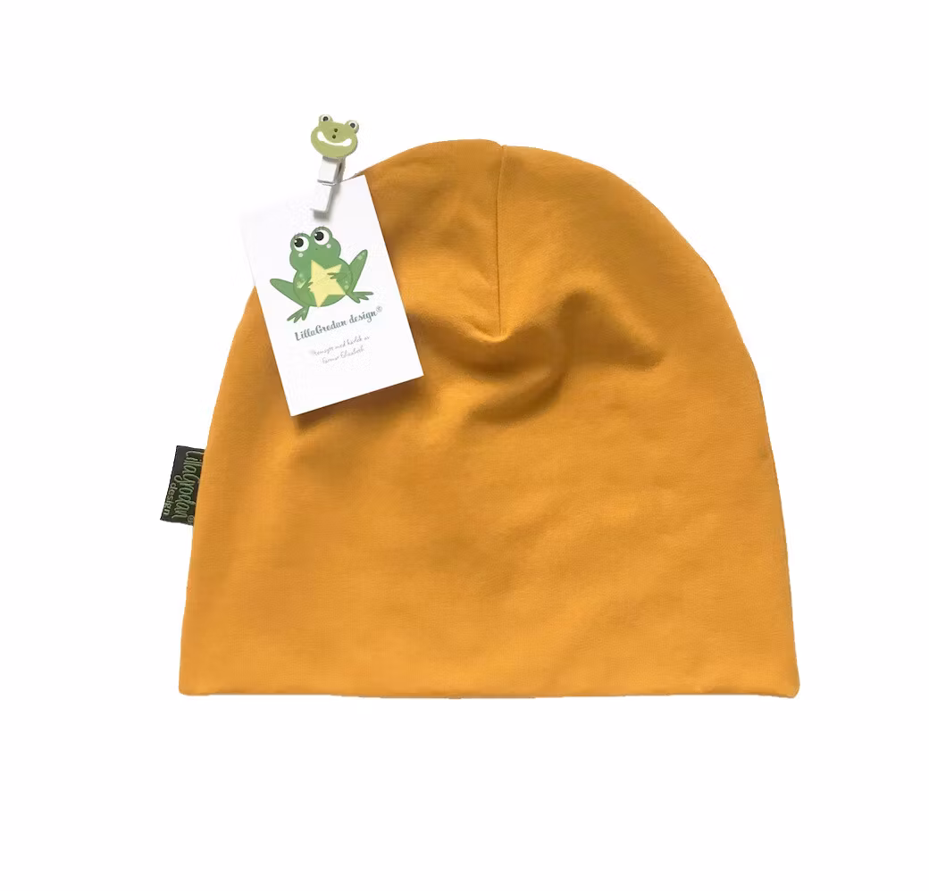 Enfärgat Senap - Mössa