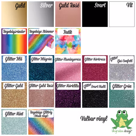 Vinyl till tshirts med valfritt motiv