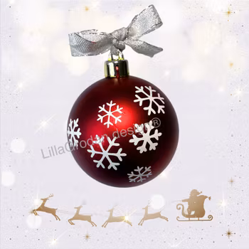 Snöflingor till Julkulor, 12-pack