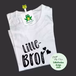 T-shirt Lillebror, strl 5-6 år (ca 110/116)