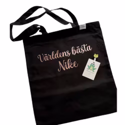 Tygkasse - "Världens bästa..." - Valfritt namn