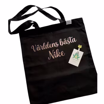 Tygkasse - "Världens bästa..." - Valfritt namn
