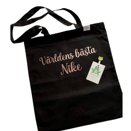 Tygkasse - "Världens bästa..." - Valfritt namn