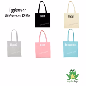 Tygkasse - "Världens bästa..." - Valfritt namn