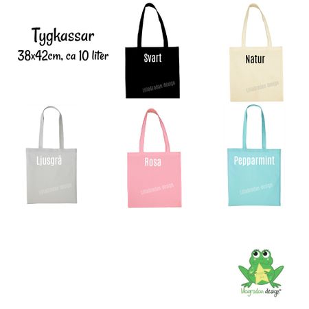 Tygkasse - "Världens bästa..." - Valfritt namn