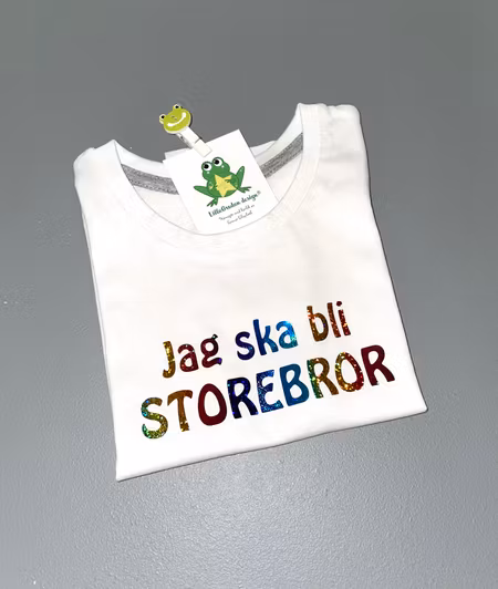 Tshirt "Jag ska bli...", typsnitt 6 och Regnbåge Skimmer