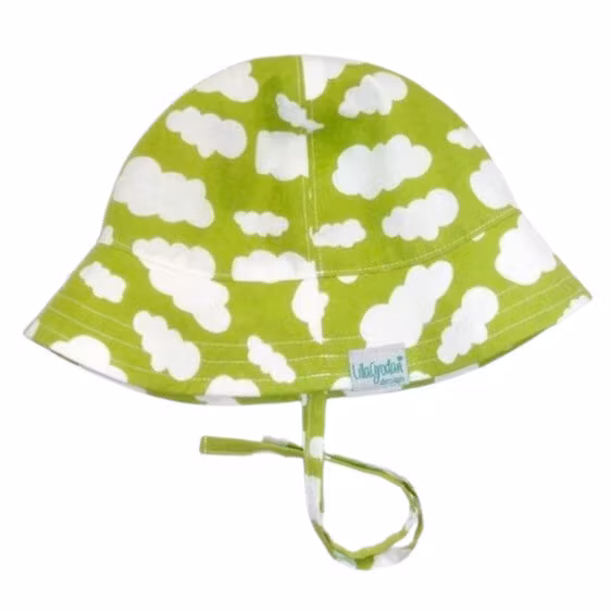 Solhatt med Moln, Lime #S23