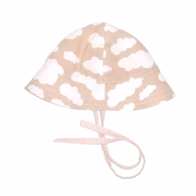 Solhatt med Moln, Beige #S21