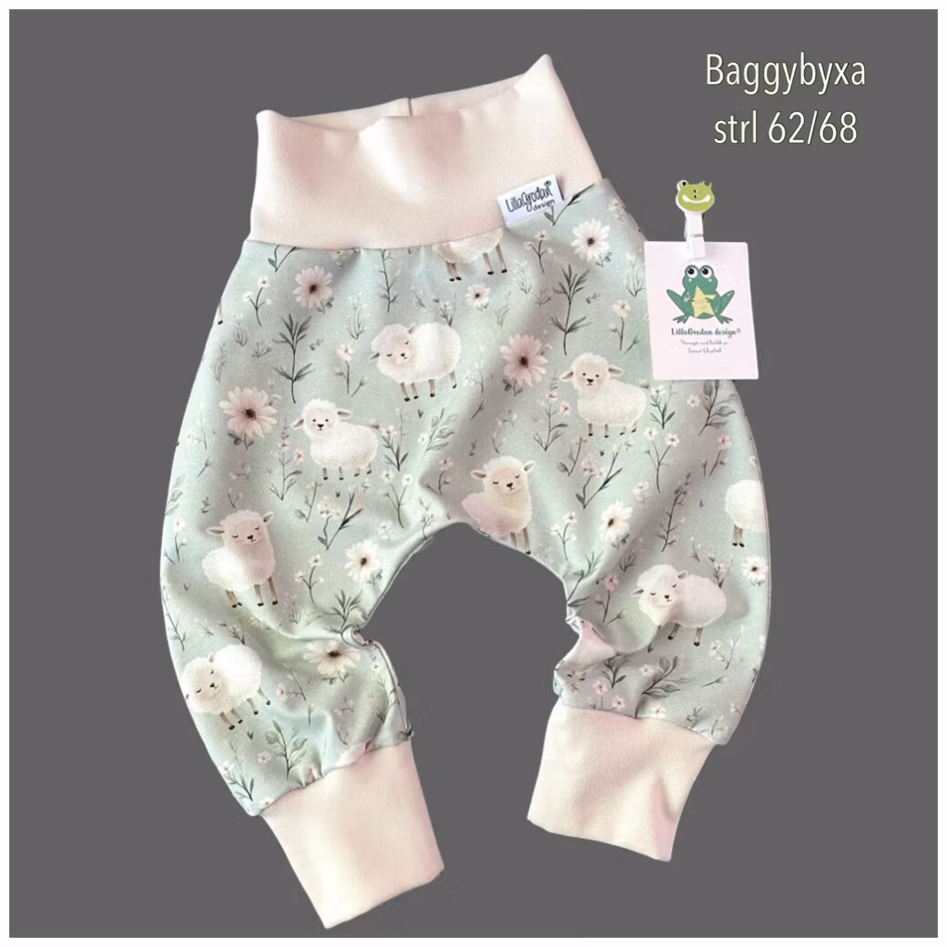 Baggybyxa Får, strl 62/68